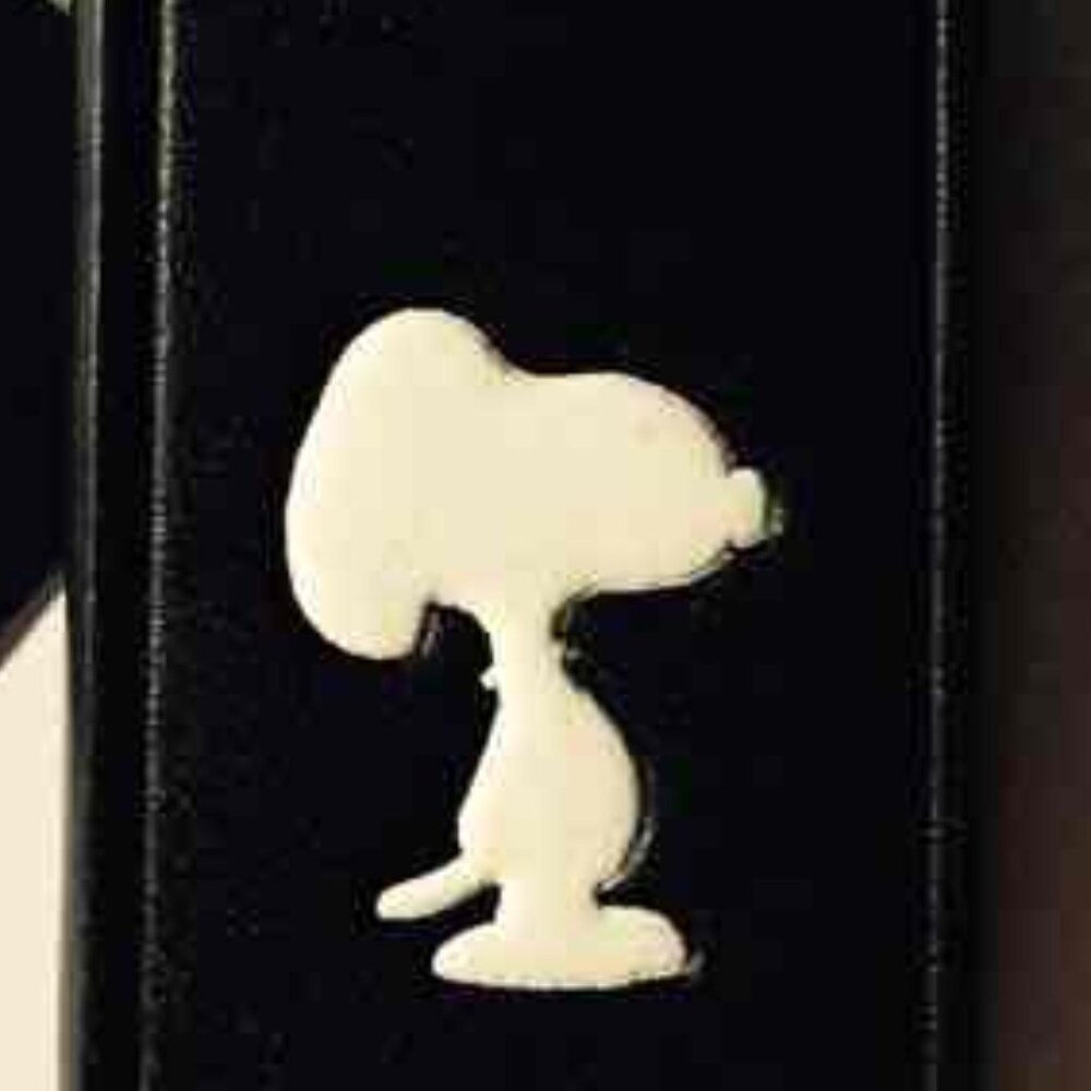 Coach NWT Peanuts Leather Snoopy Hangtag ©️2014 w/ Collectible Coach Snoopy Box - Picture 7 of 11